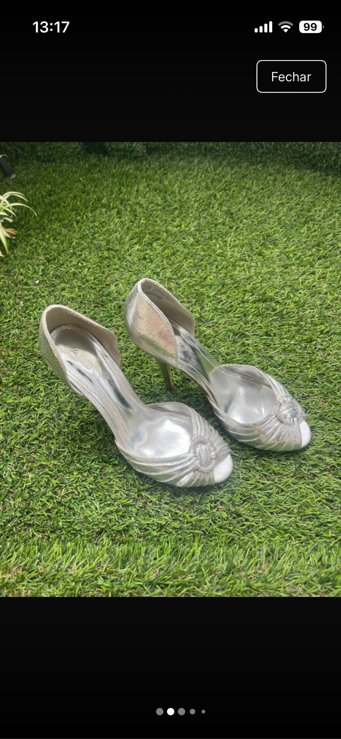 Chaussures à talons ALDO argentées – photo 2